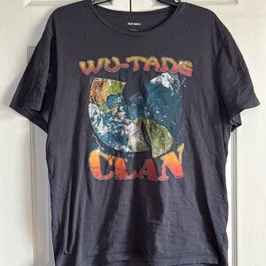 Old Navy Black Wu-Tang Clan Graphic Tee